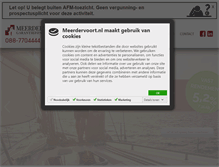 Tablet Screenshot of meerdervoort.com